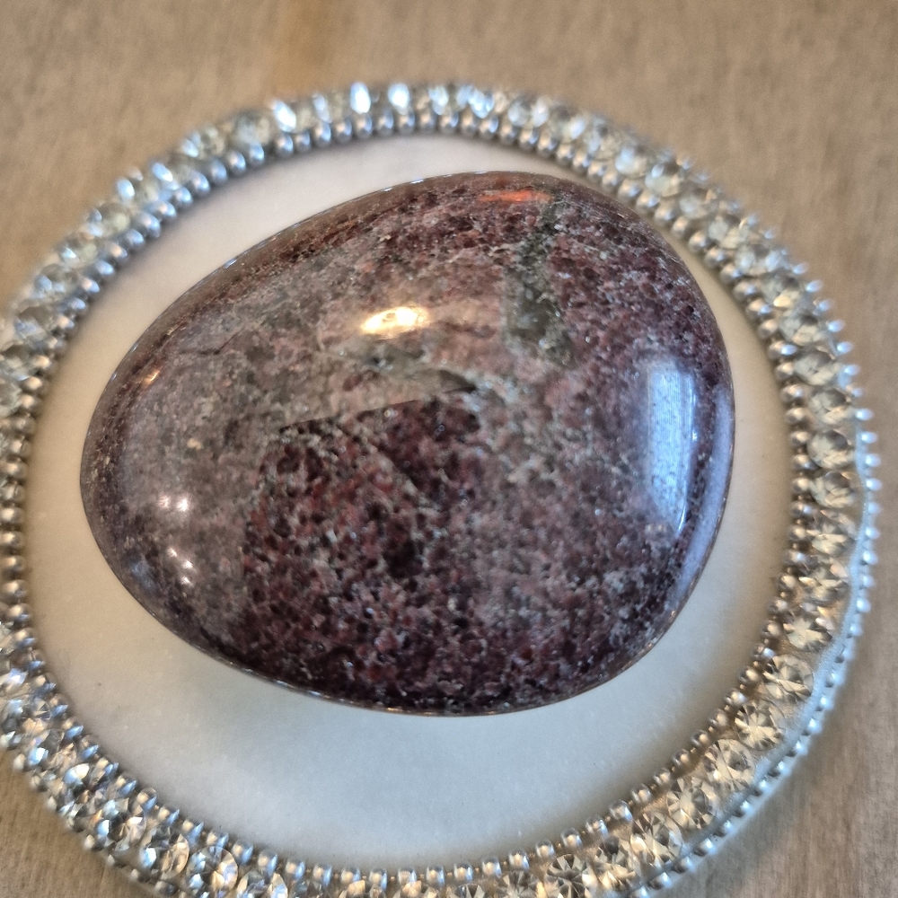 Natural Llanite Jasper Que Serra Palm Stone #11 New - Picture 3 of 6